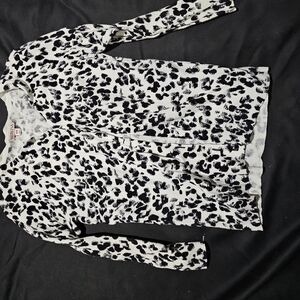 Merona Black Fitted Long Sleeve Blouse